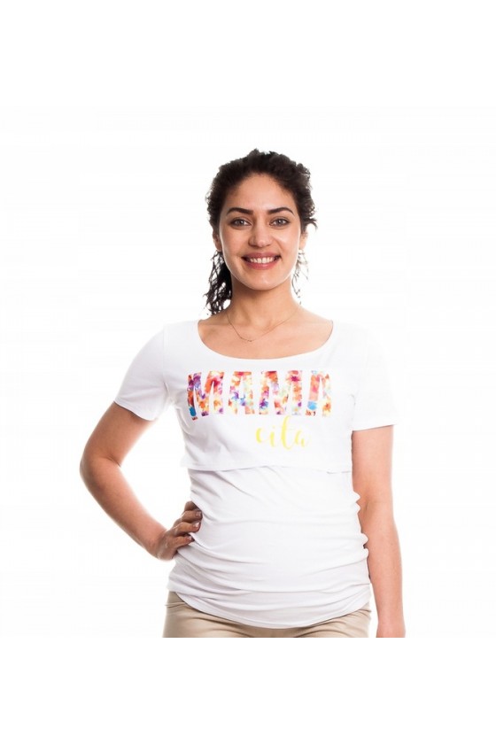 T-shirt ciążowy i do karmienia 'MAMA CITA'
