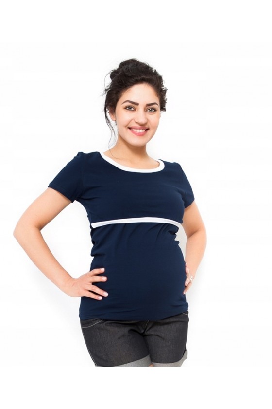 T-shirt ciążowy i do karmienia 'ALDONA'