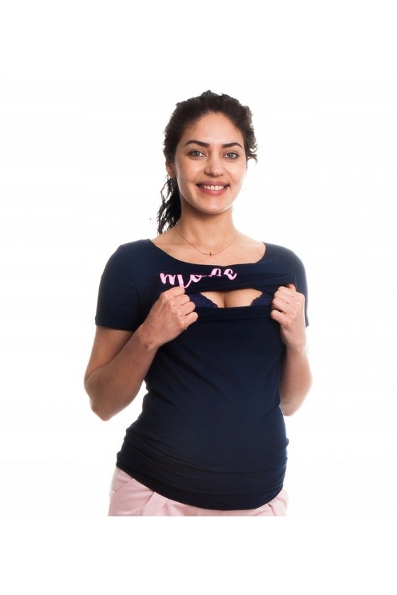 T-shirt ciążowy i do karmienia 'MOMENTS'