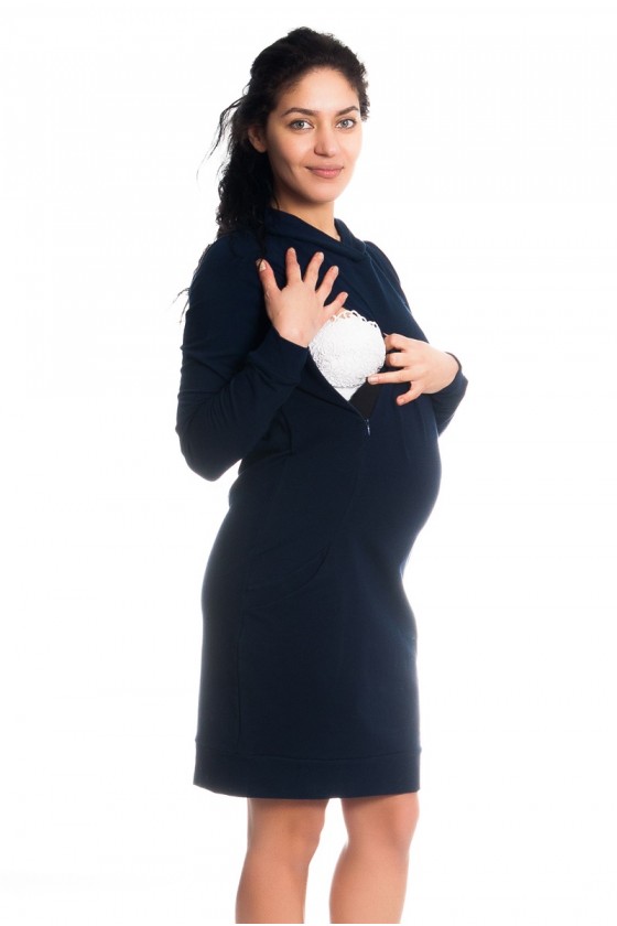 Sukienka dresowa ciążowa i do karmienia 'ANAIS'